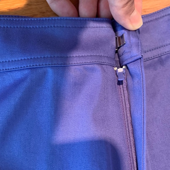 Debra Deroo Purple Capris, sz M, NWT $132 - Picture 6 of 10